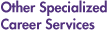 Other Specialized Career Services